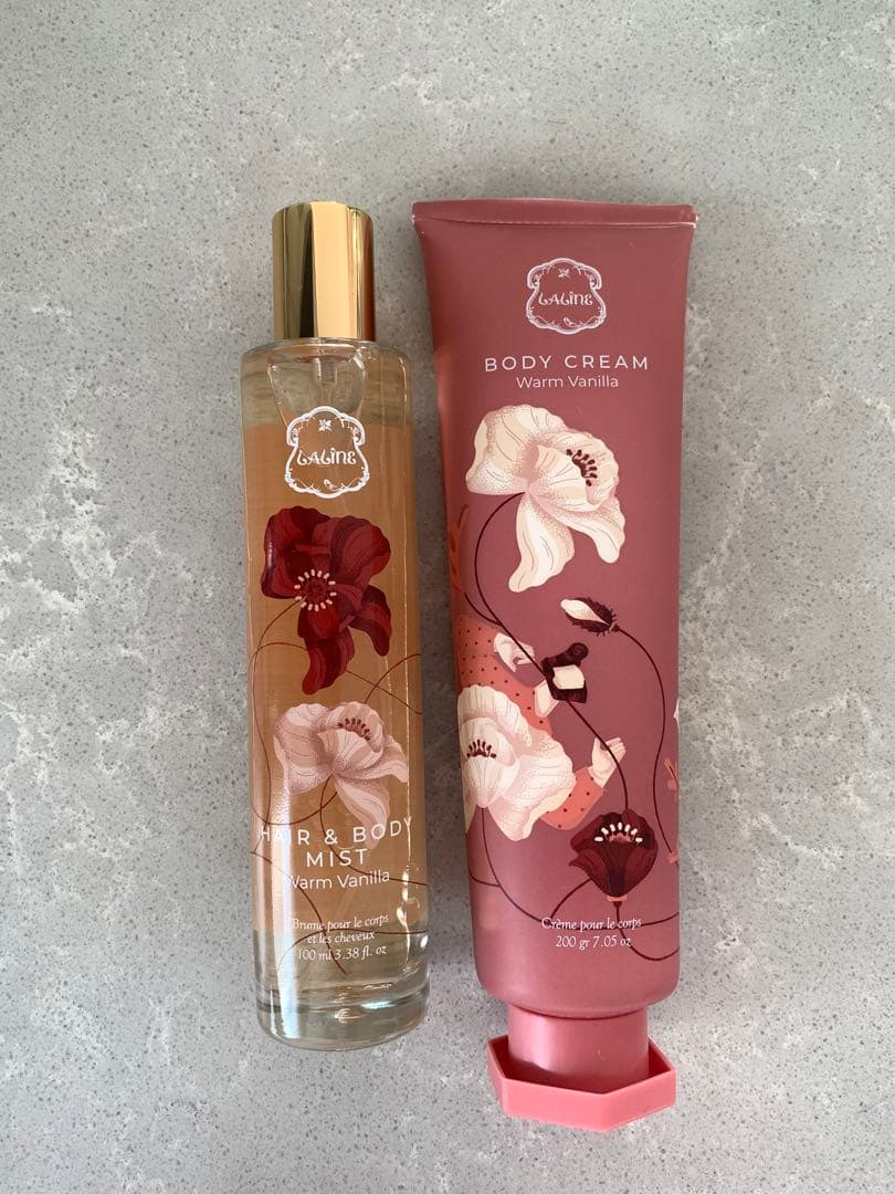 Lalineボディミスト & ボディクリーム セット