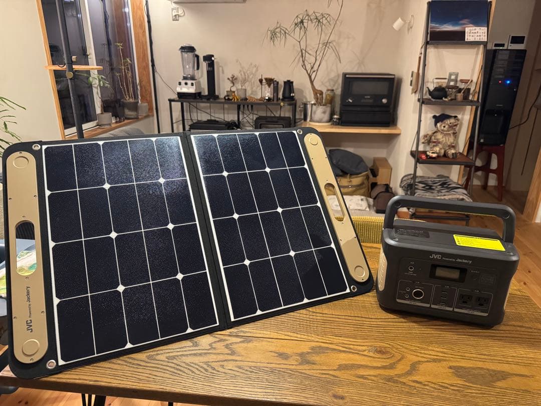 JVCケンウッド ポータブル電源 BN-RB62-C & ソーラーパネルセット