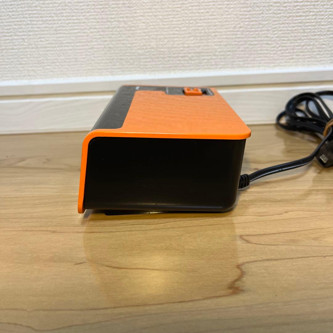 National【TG02 オレンジ パタパタ 目覚まし時計】置時計