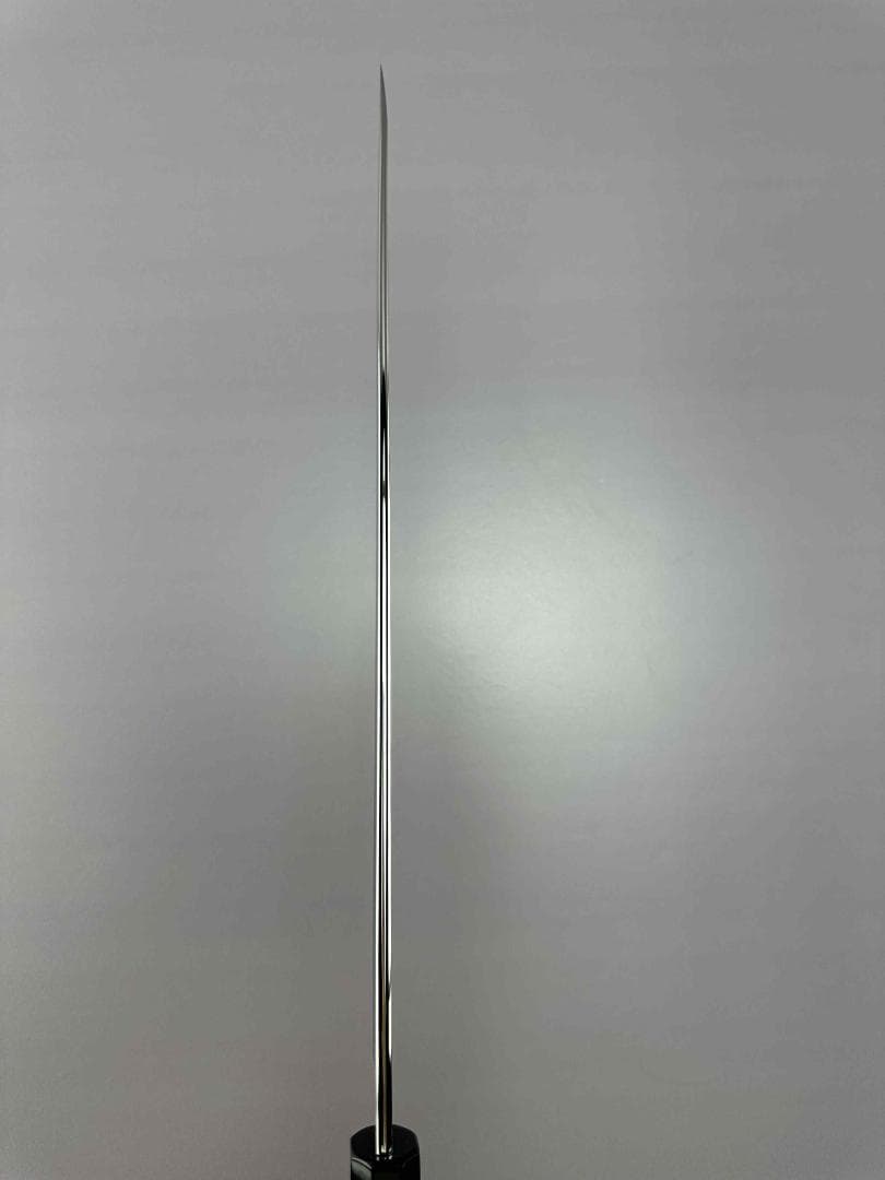 5580柳刃包丁 尺一 ウルトラ鏡面仕上げ 刺身包丁 本刃付け 黒檀黒水牛八角柄