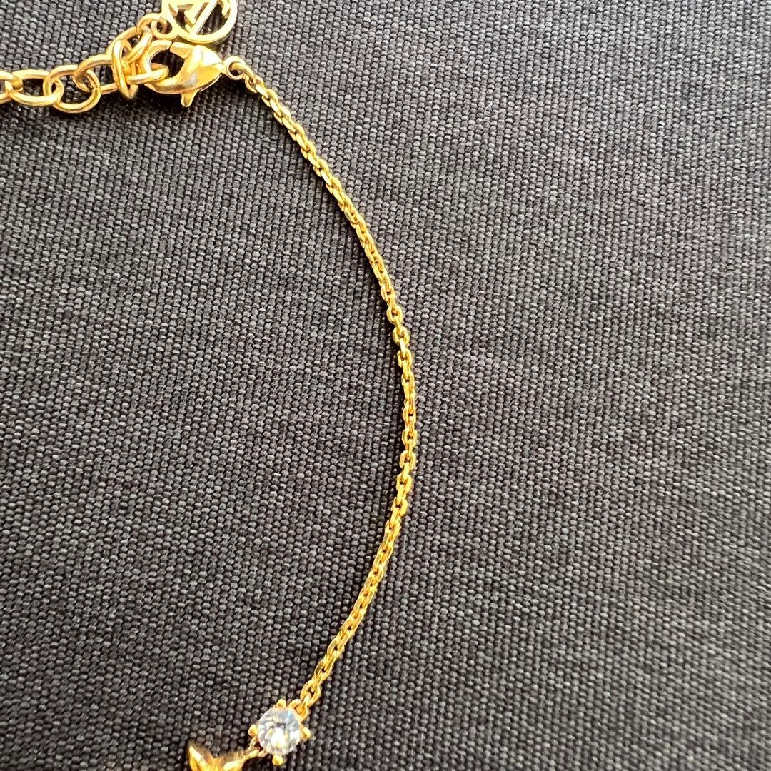 美品✨ルイヴィトン プティ ルイ ブレスレット ラインストーン LV ロゴ