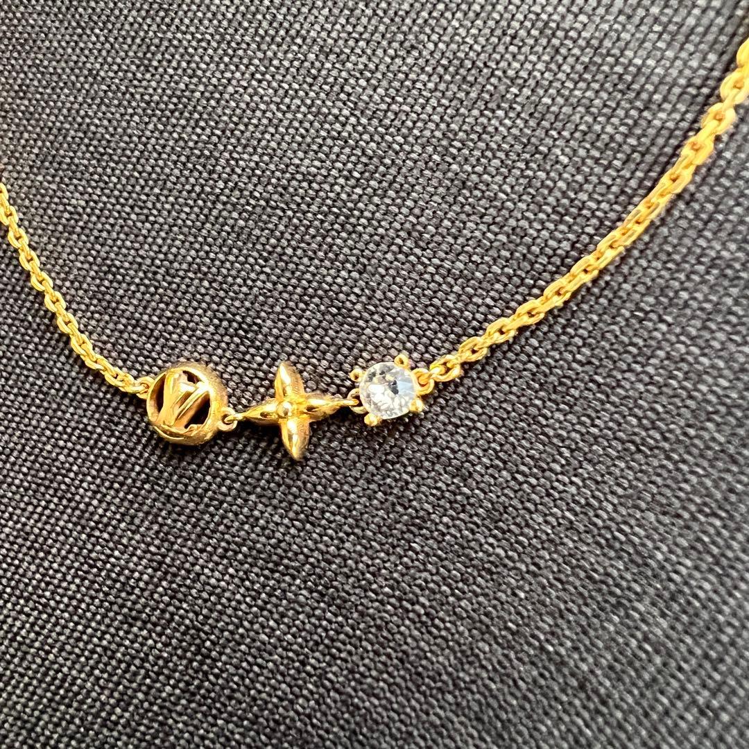 美品✨ルイヴィトン プティ ルイ ブレスレット ラインストーン LV ロゴ