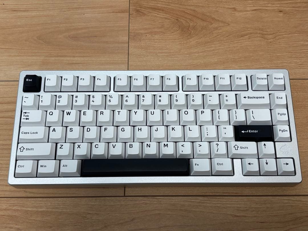 WOBKEY RAINY75 Lite Silver キーボード 本体