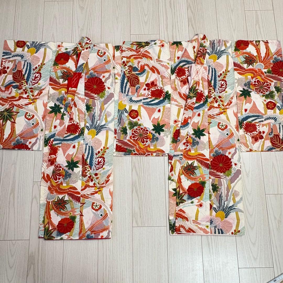 双子コーデ　2着　アンティーク着物　子供着物　七五三 産着