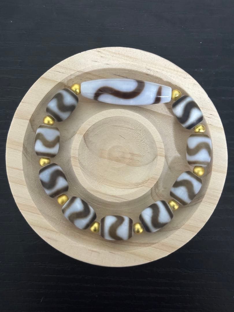 超激レア‼︎ 白蛇神天珠　虎牙　ブレスレット