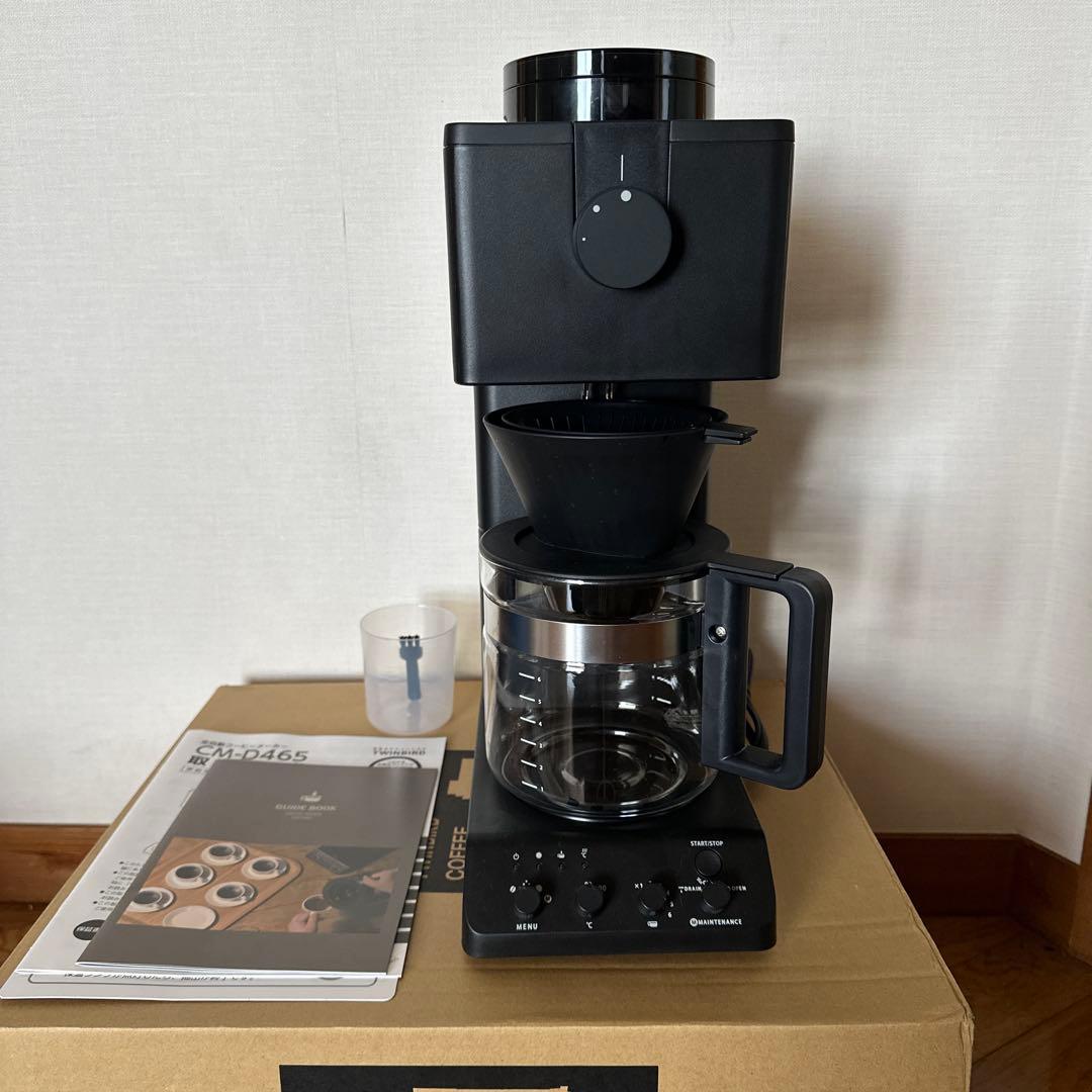超美品　ツインバード コーヒーメーカー 全自動 CM-D465B
