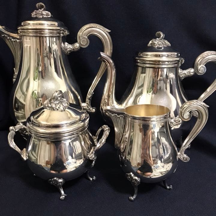 クリストフル　マルリー　ポンパドール　4点セット