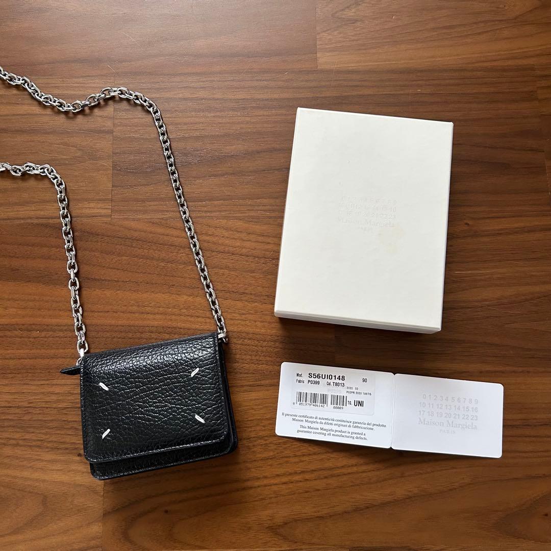 Maison Margiela チェーンウォレット/財布　ブラック