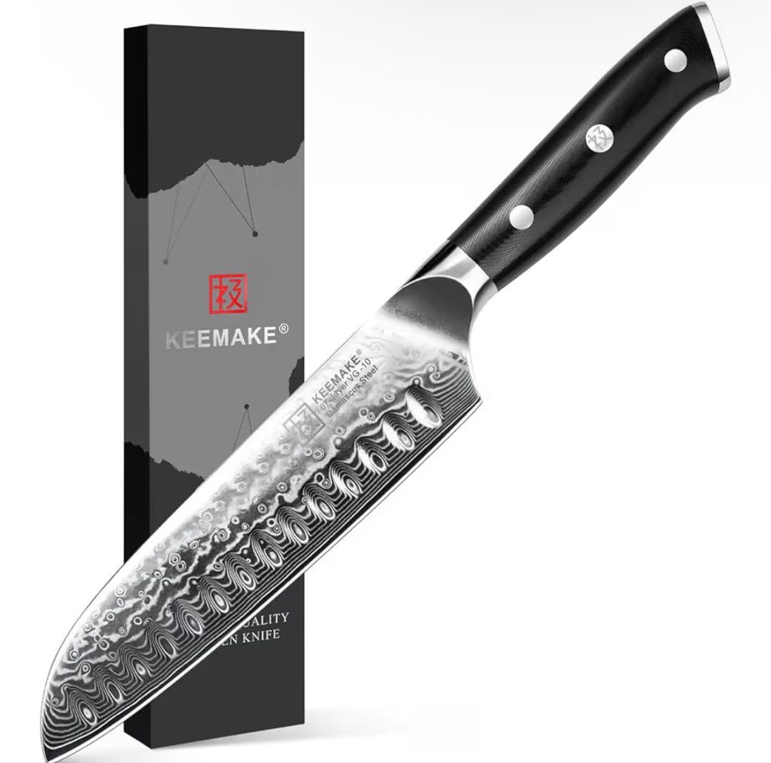 ダマスカス包丁　67層　三徳包丁