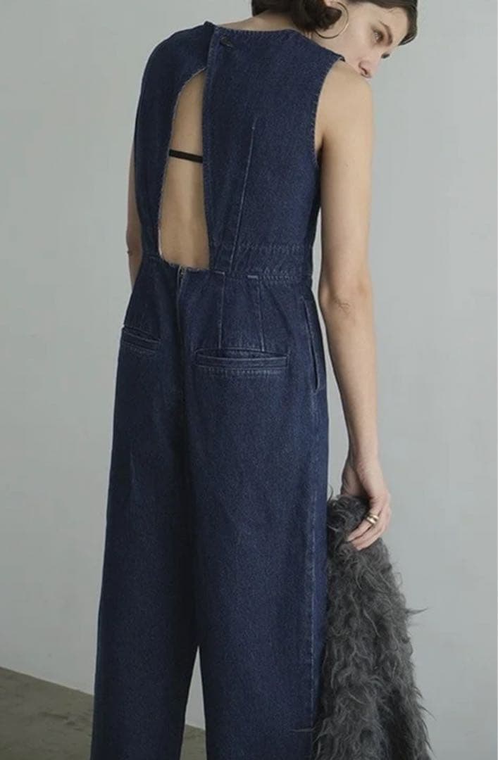 【CLANE】正規品 / BACK OPEN DENIM ALL IN ONE