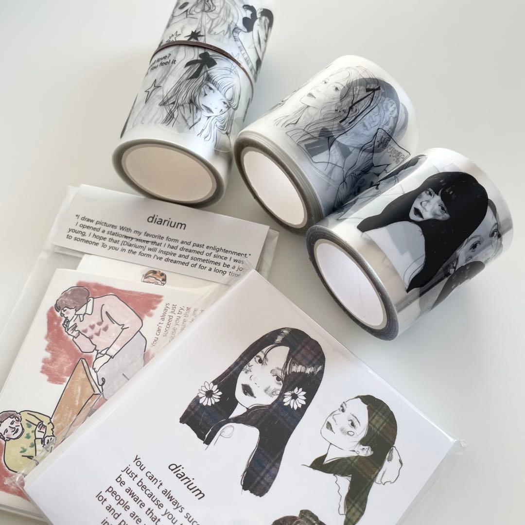 早い者勝ち　韓国　貯金　バインダー　カバー　diarium 大容量セット　2