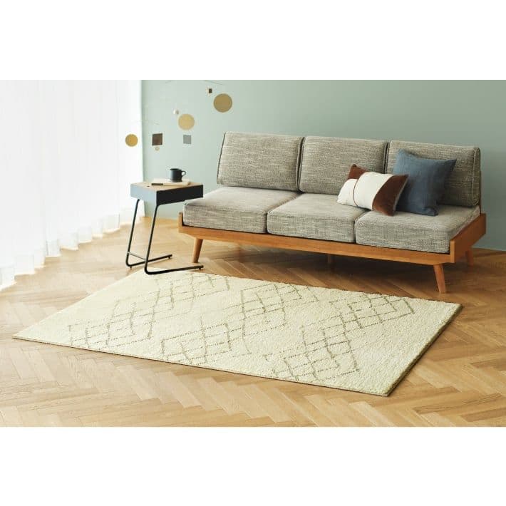 新品　unico ラグ　140×200　ハイマヤ