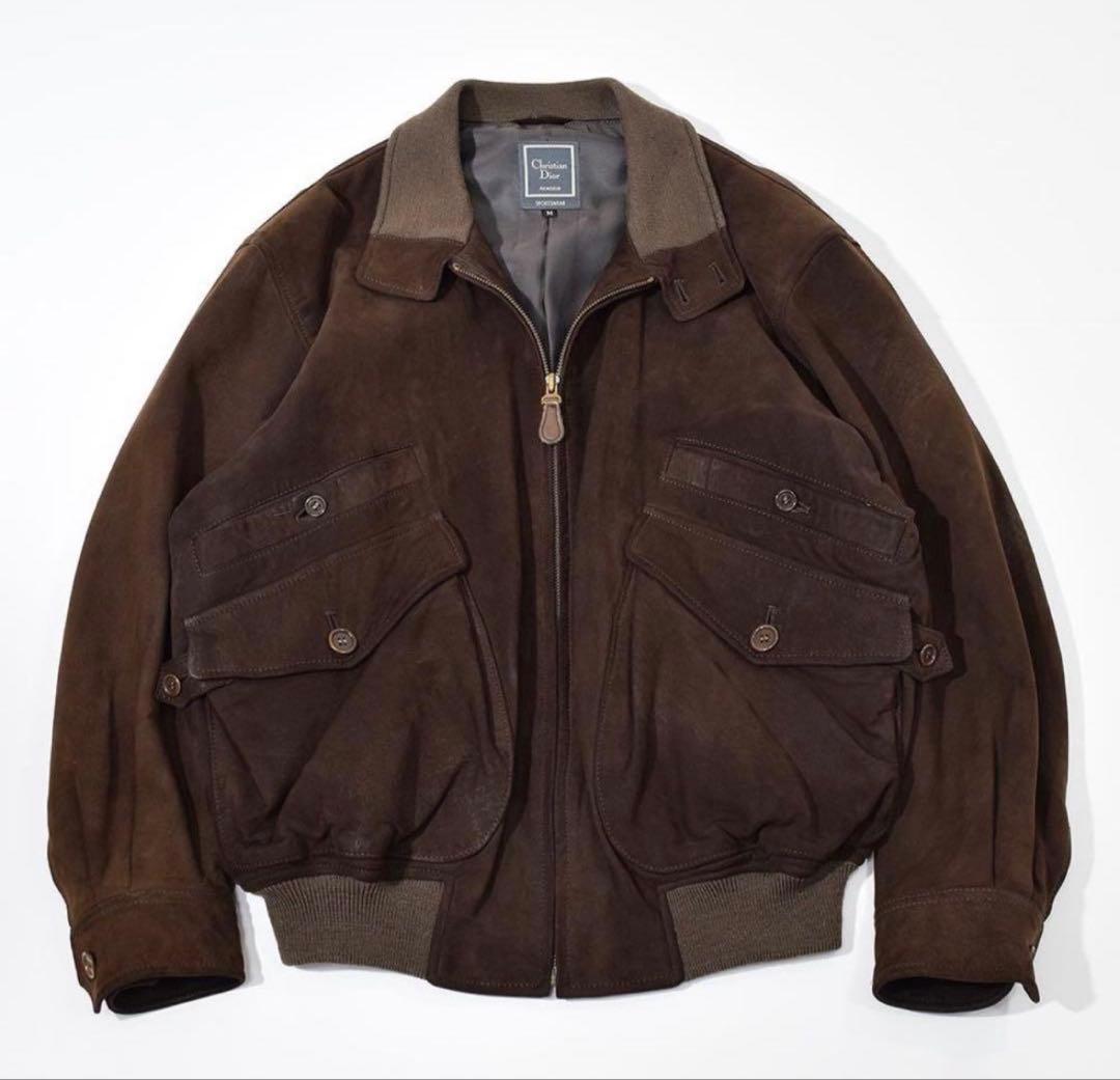 90s Christian Dior MONSIEUR 短丈レザーブルゾン