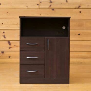 シンプル電話台　DBR/WH