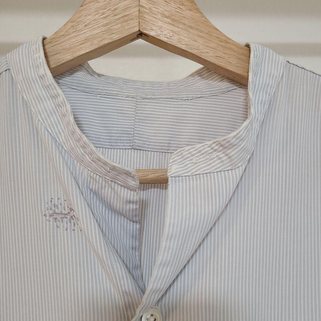 ヴィンテージ　30s フレンチワーク　グランパシャツ