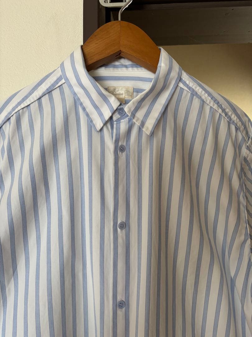 DRAWER⭐️コットン　シャツ⭐️ストライプ