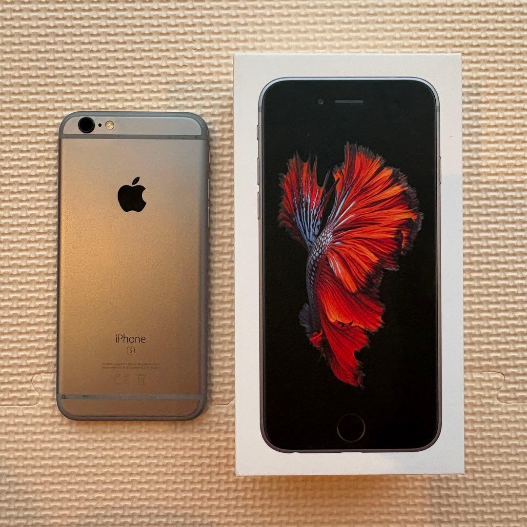 【美品】Apple iPhone 6s シルバー 本体 32GB 箱付き