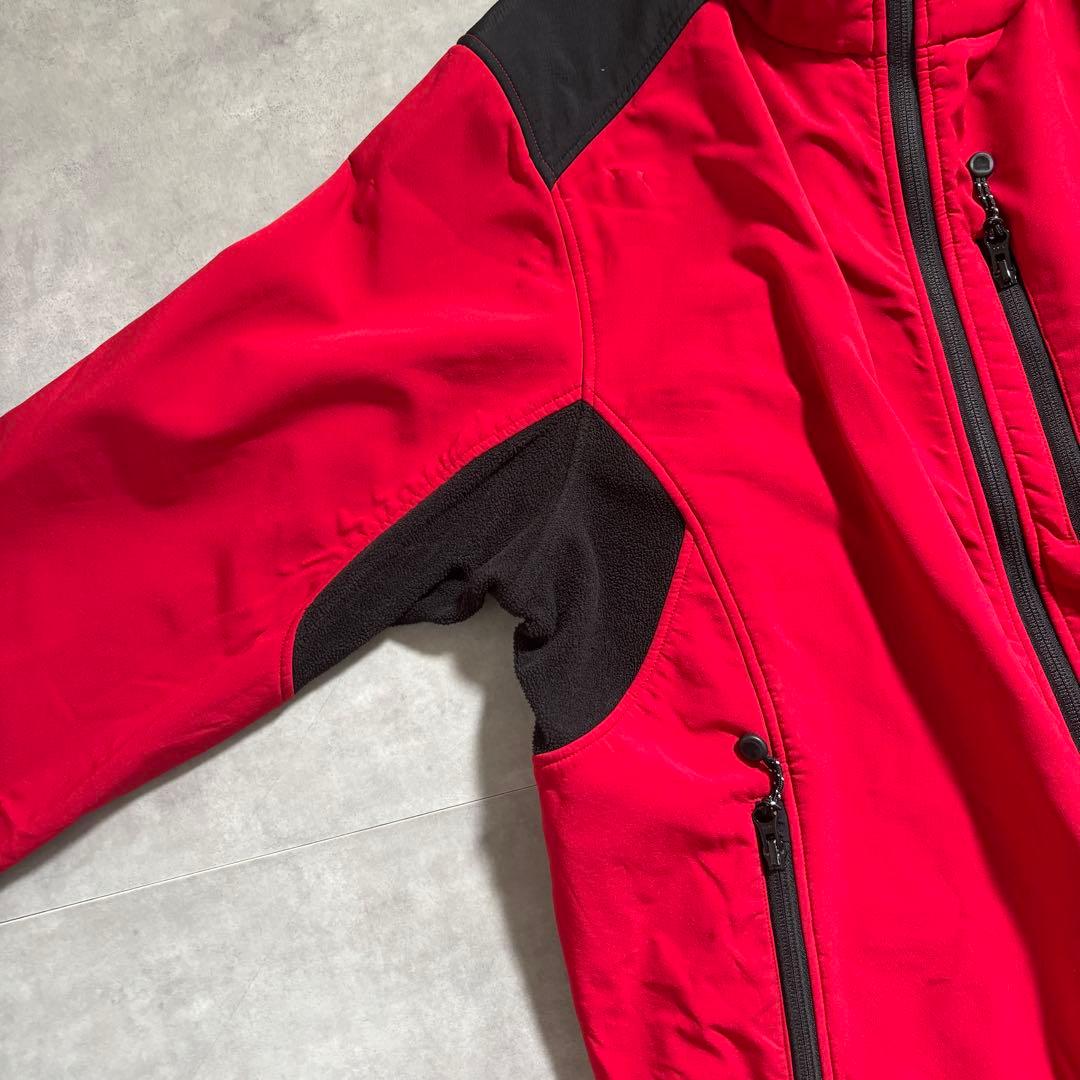 古着 90s〜 ブラックダイアモンド ソフトシェル ジャケット レッド フリース