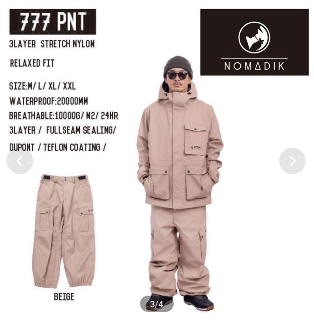 nomadik　777　ウエア　上下セット　M　ノマディック　kazu