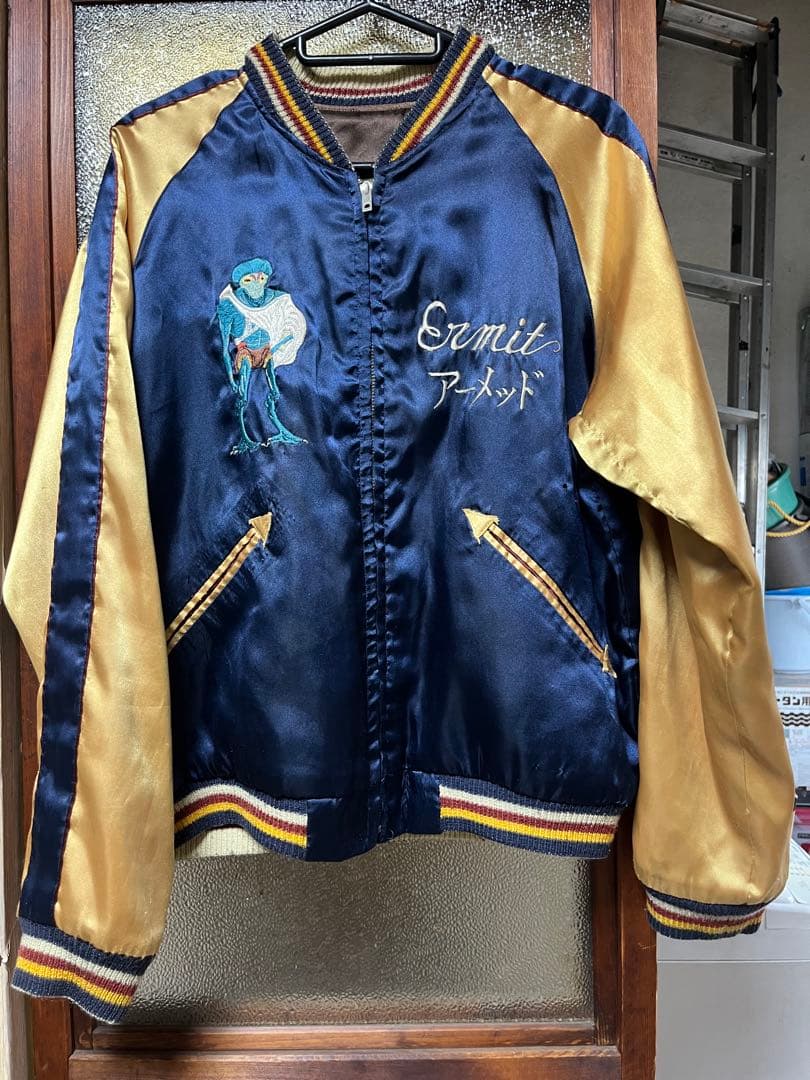 テーラー東洋 ミュータント鷹 リバーシブル スカジャン　Sサイズ