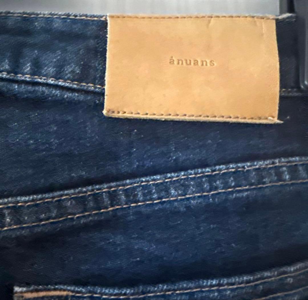 anuans Wide leg denim アニュアンス ワイドレッグデニム 1