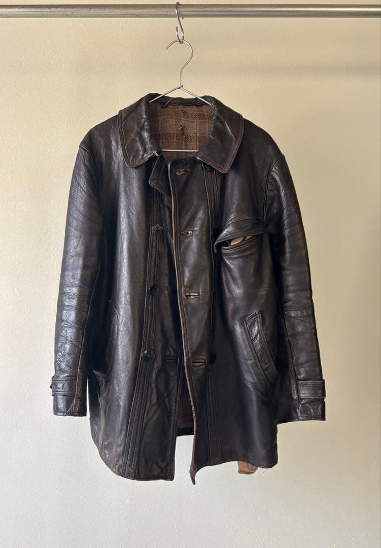 50s フレンチヴィンテージ コルビジェジャケット レザージャケット