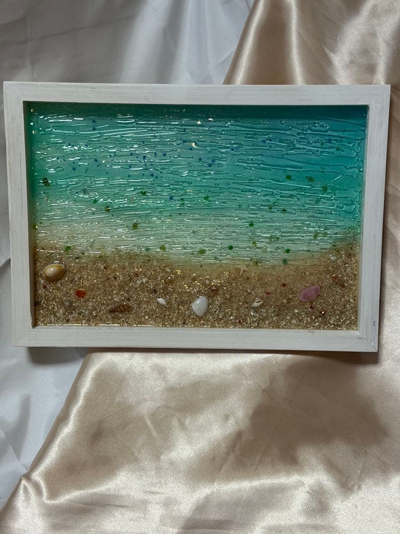 さざなみアート　A4サイズ(縦:約21cm×横:約29.5cm)