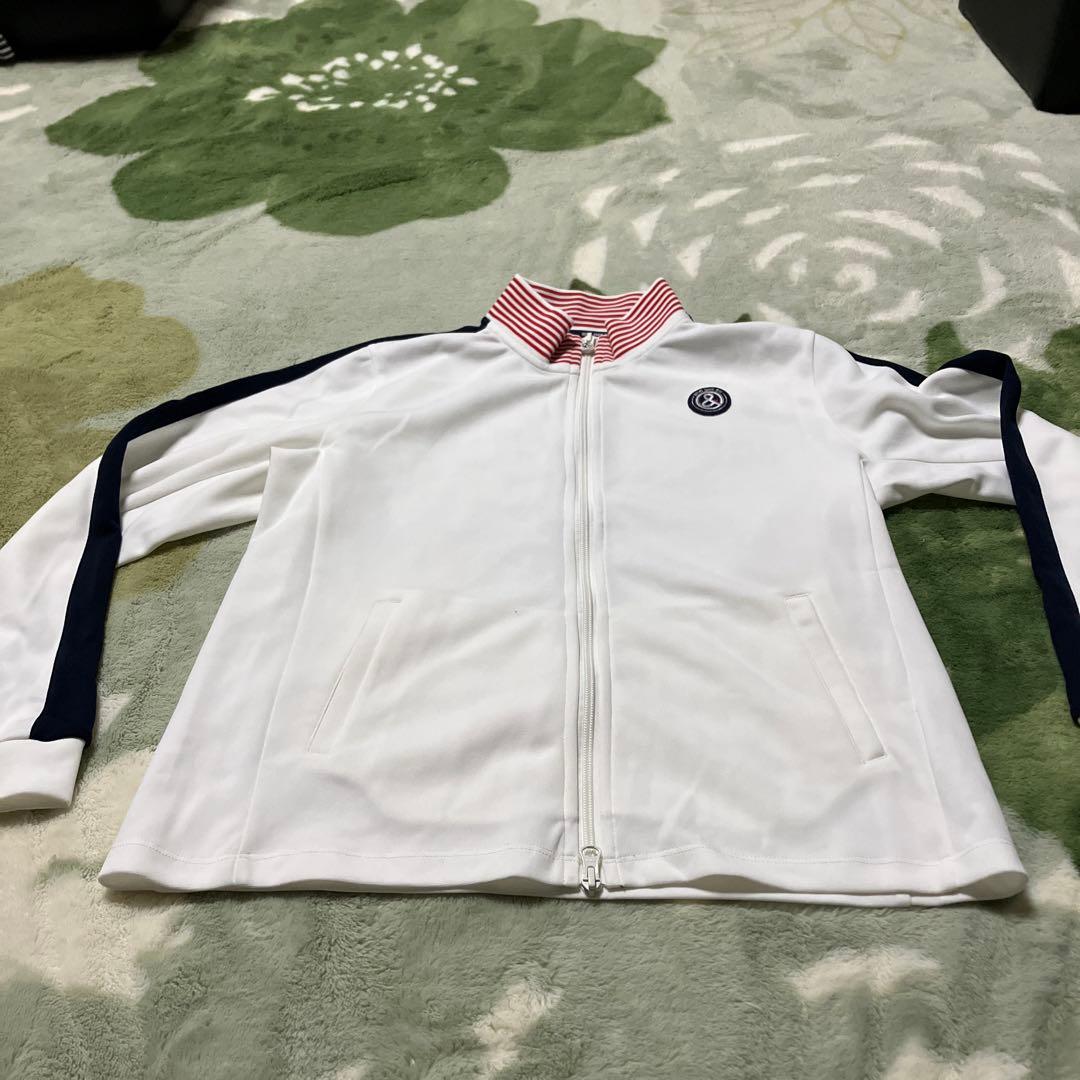 and per se 未使用品　ホワイト ジップアップトレーナーとブルゾン