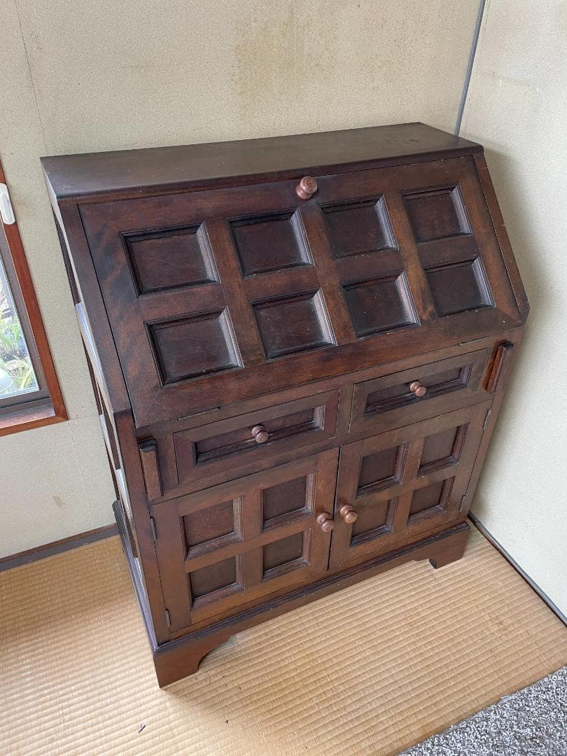 [アンティーク] 松本民芸家具 ライティングビューロー デスク