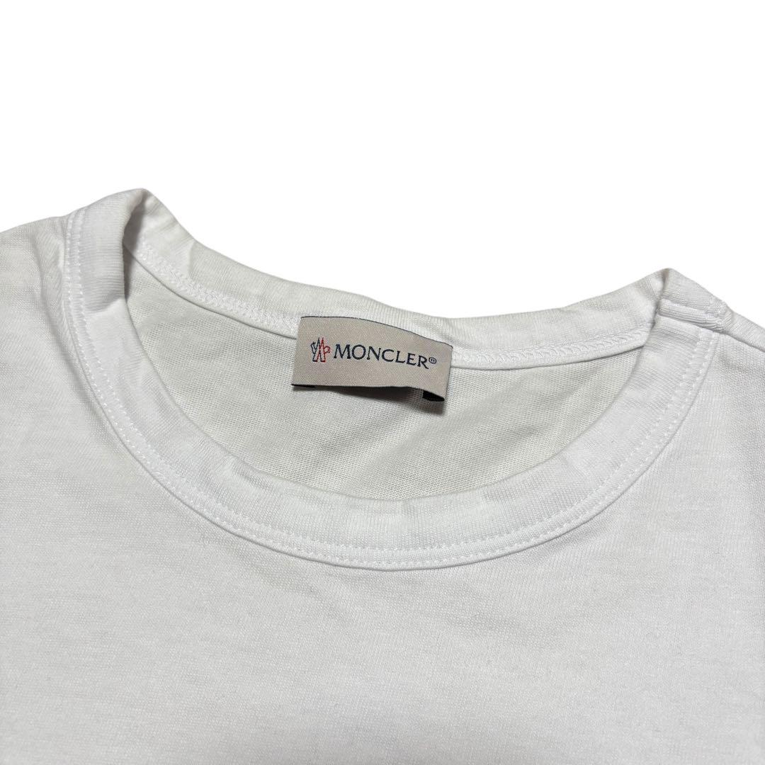 モンクレール　ロゴ　メッシュ　切替　Tシャツ　長袖　ロンT MONCLER