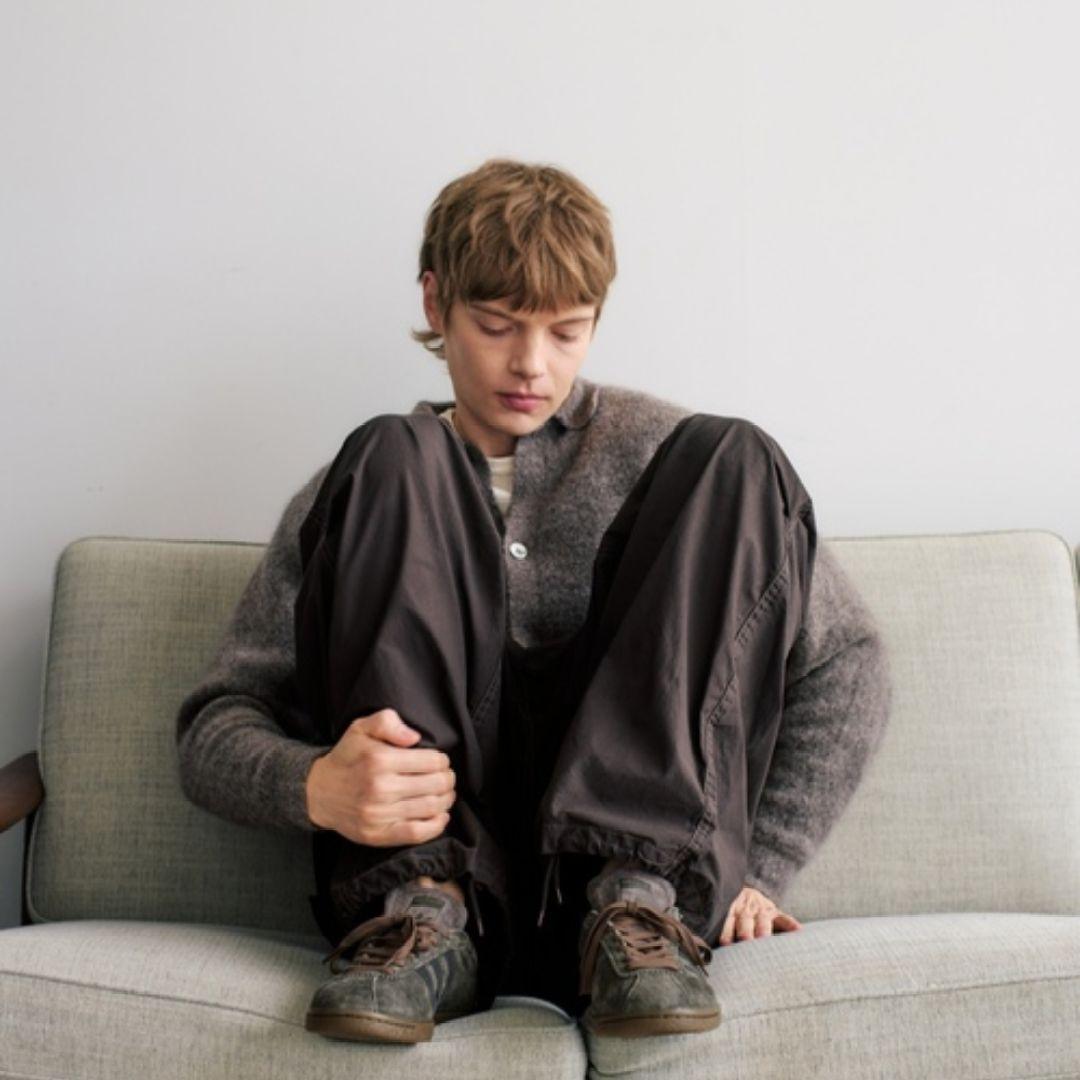 【箱・タグ付】美品 adidas TOBACCO SMU カーキ×ブラウン