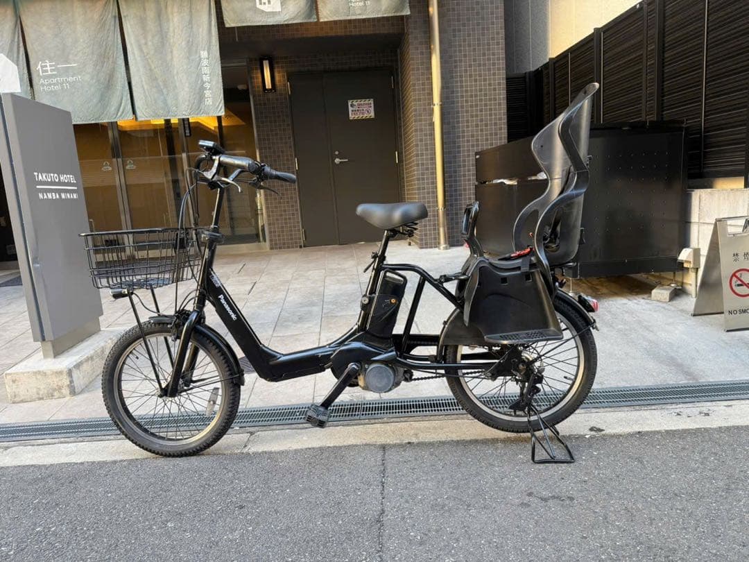 子供乗せ　パナソニック 電動アシスト自転車 チャイルドシート付き