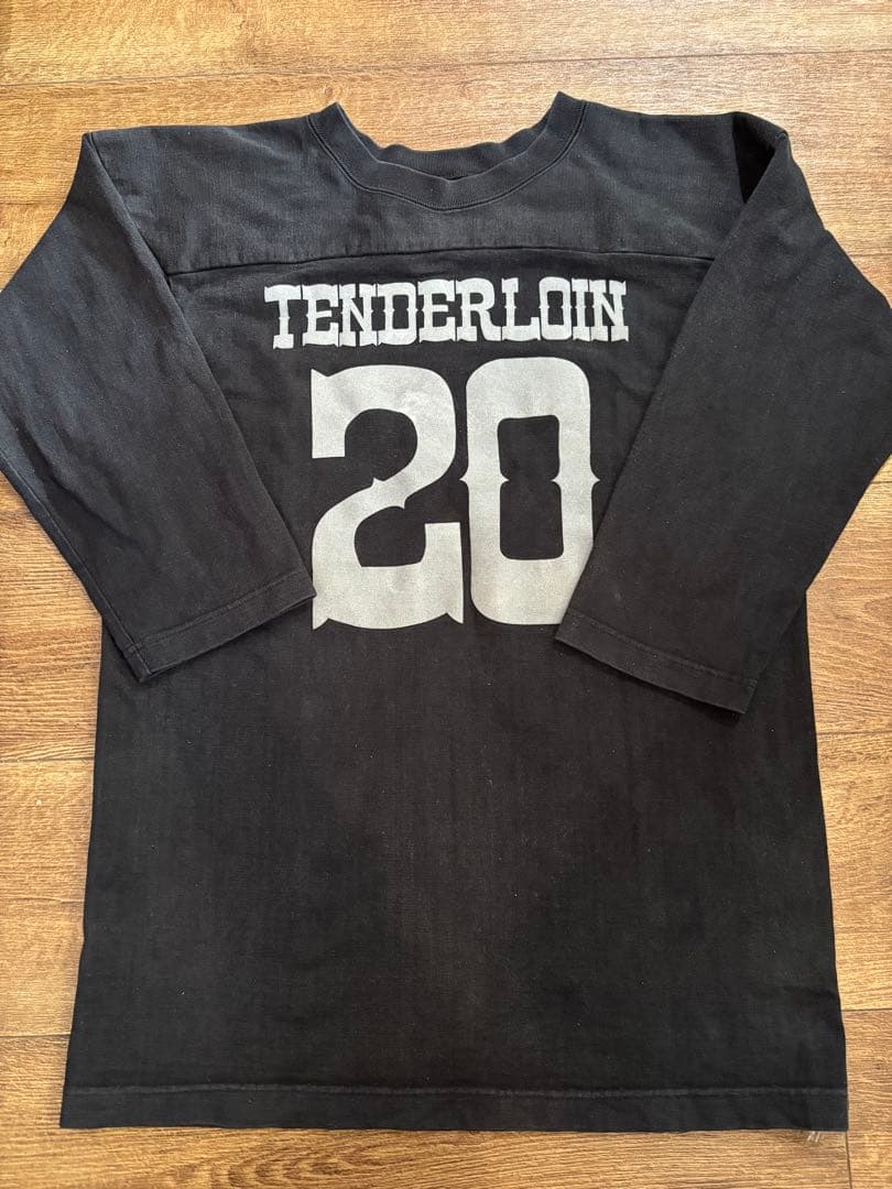 テンダーロイン T-NFL RAG ラグラン 七分袖 ブラック