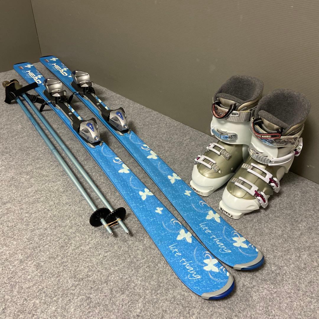 ★美品★メンテ済　大人スキーセット板HEAD147cm ブーツ24cm