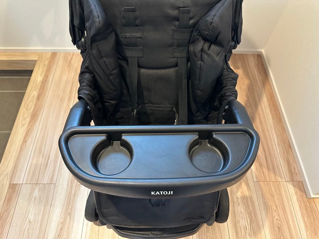 KATOJI カトージ　二人乗りベビーカー　2人でゴー　ブラック