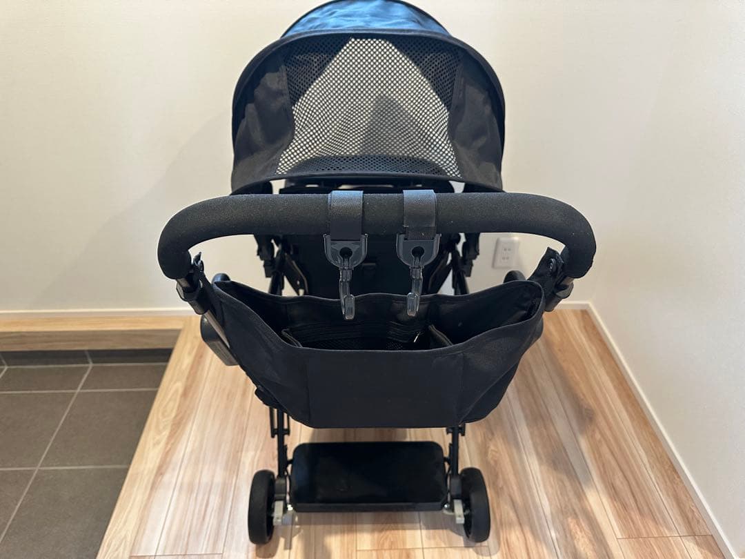 KATOJI カトージ　二人乗りベビーカー　2人でゴー　ブラック