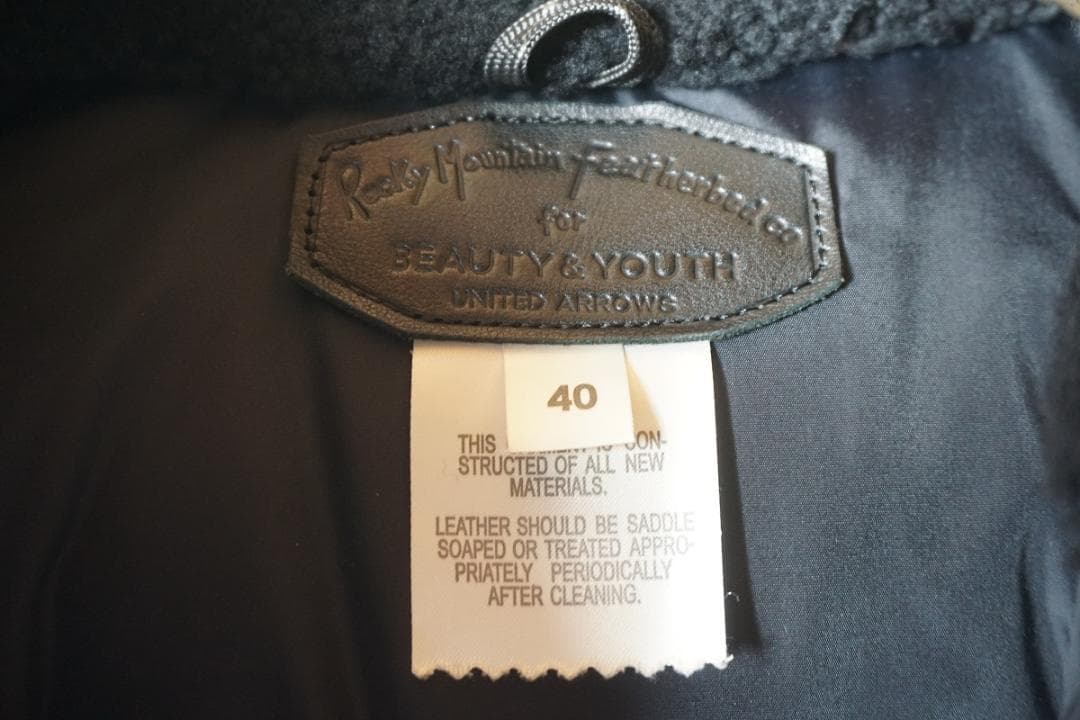 美品 BEAUTY＆YOUTH 別注 ロッキーマウンテン リスティー 127O▲