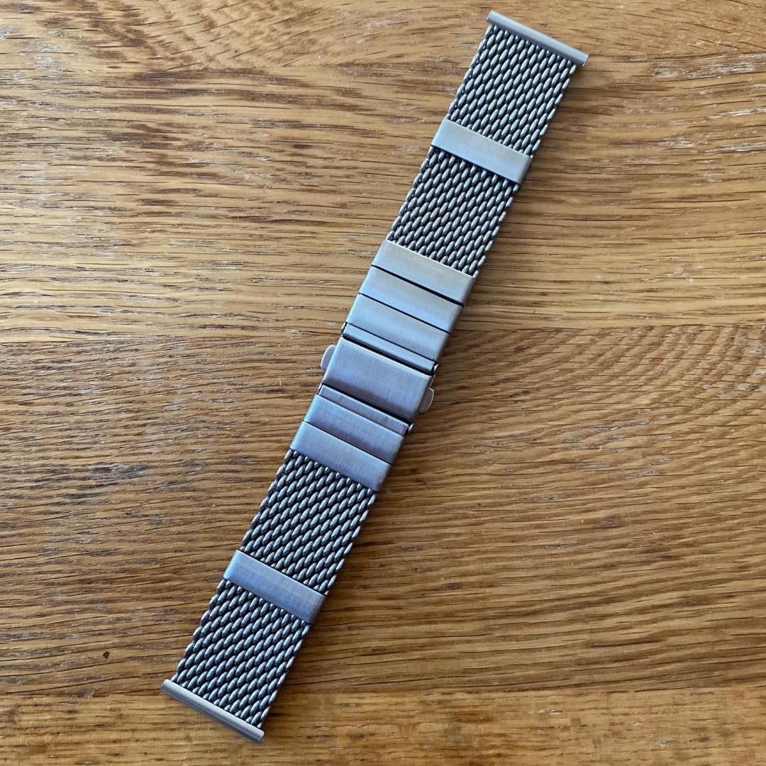 【美品レア】Vollmerヴォルマーミラネーゼバンド メッシュブレスレット 22