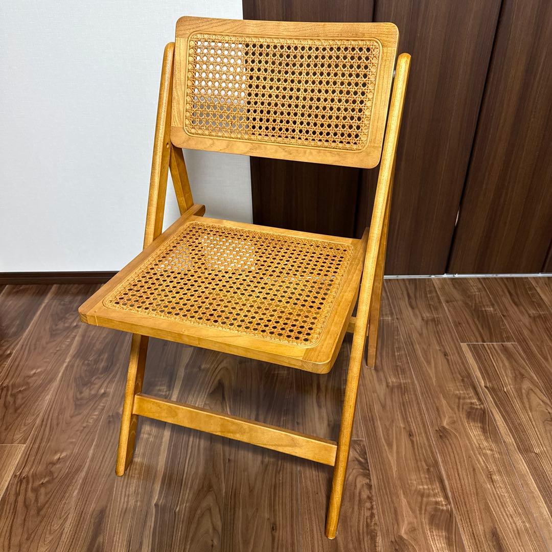 ZARA  ザラホーム　折りたたみラタンチェア