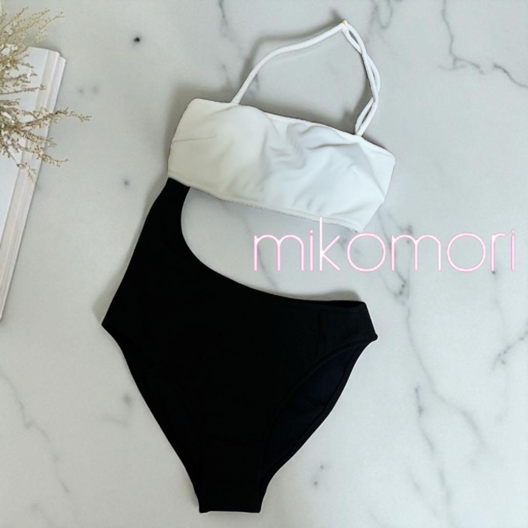 ミコモリ（mikomori ）ワンピース　水着　安西こずえ　フリーサイズ　夏　海