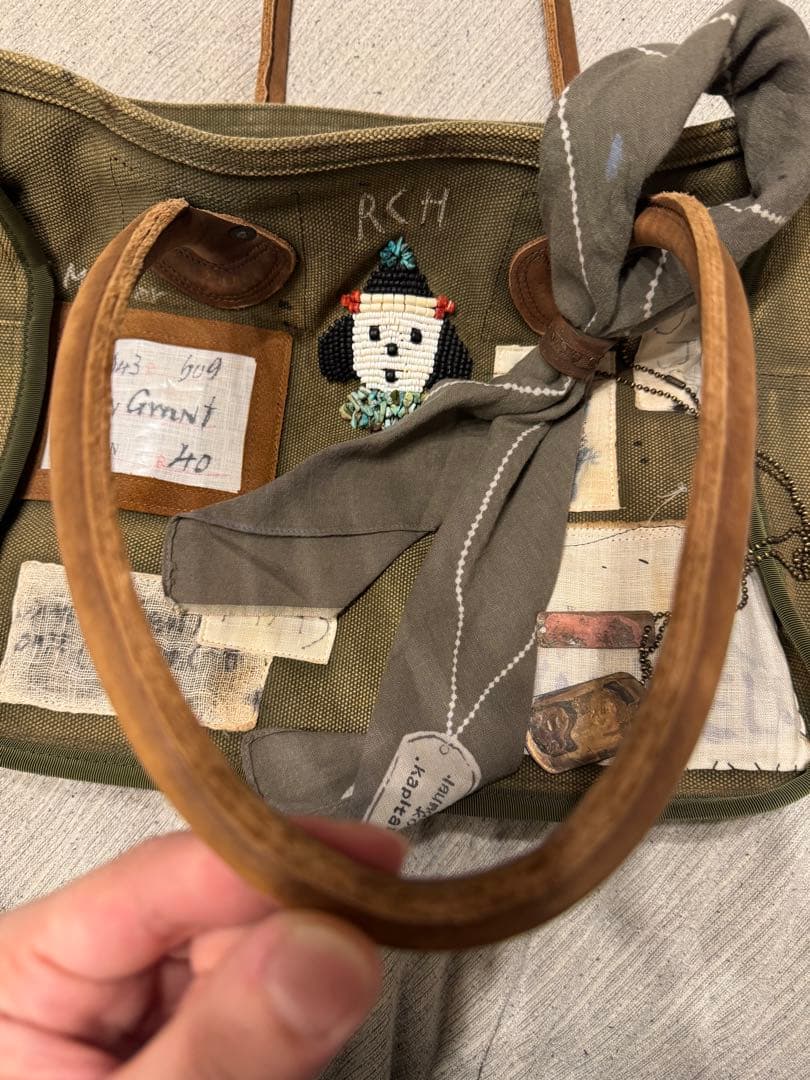 a*o様 kapital kountry 4号アーミーキャンバス ミルクバッグ