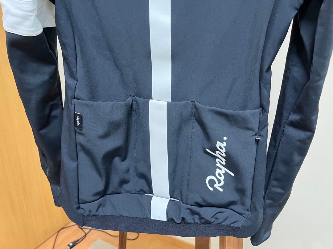 Rapha レディースサイクルジャケット ブラック/ホワイト