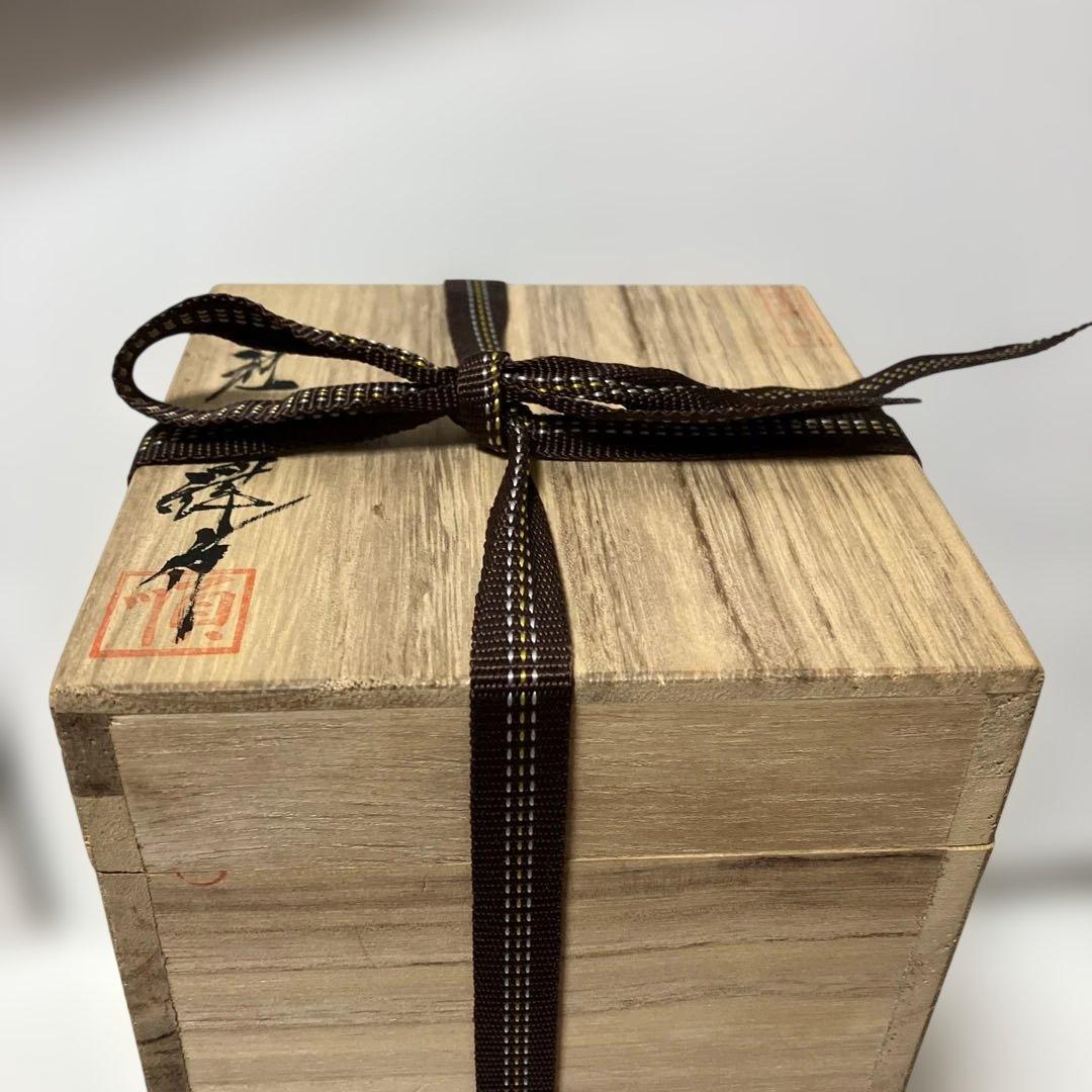 韓国人間国宝 池順鐸作 青磁　花瓶　共箱