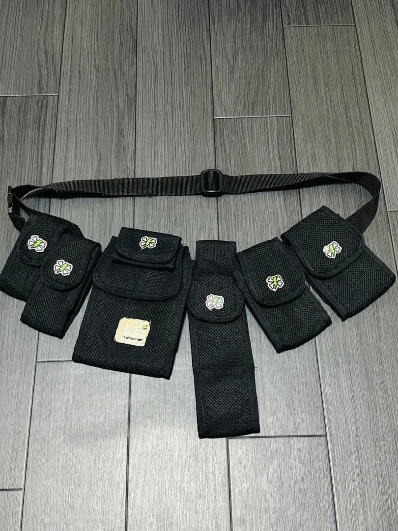 アンダーカバー ボーンサンダーワッペン 6連ウエストポーチ ウエストバッグ