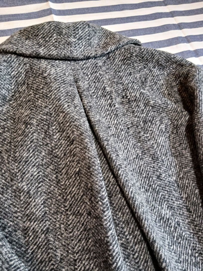 スピックアンドスパンスライバーへリーンボーンミドルコート38