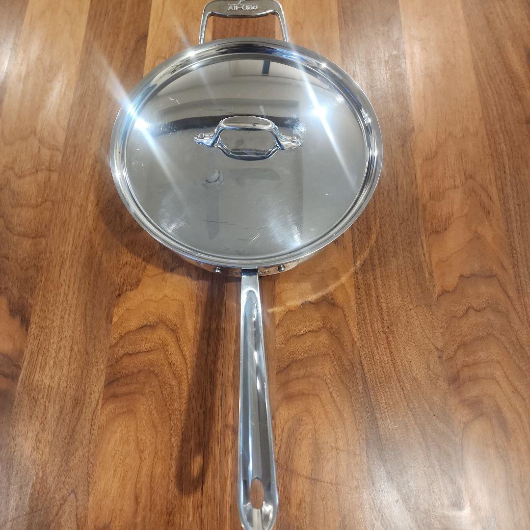 ALL-CLAD D5 5-PLY ２８ センチ ステンレス 蓋付きフライパン