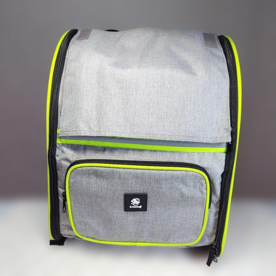 06*犬猫用 リュックキャリー 拡張型 ペットハウス 避難用 耐荷重10kg