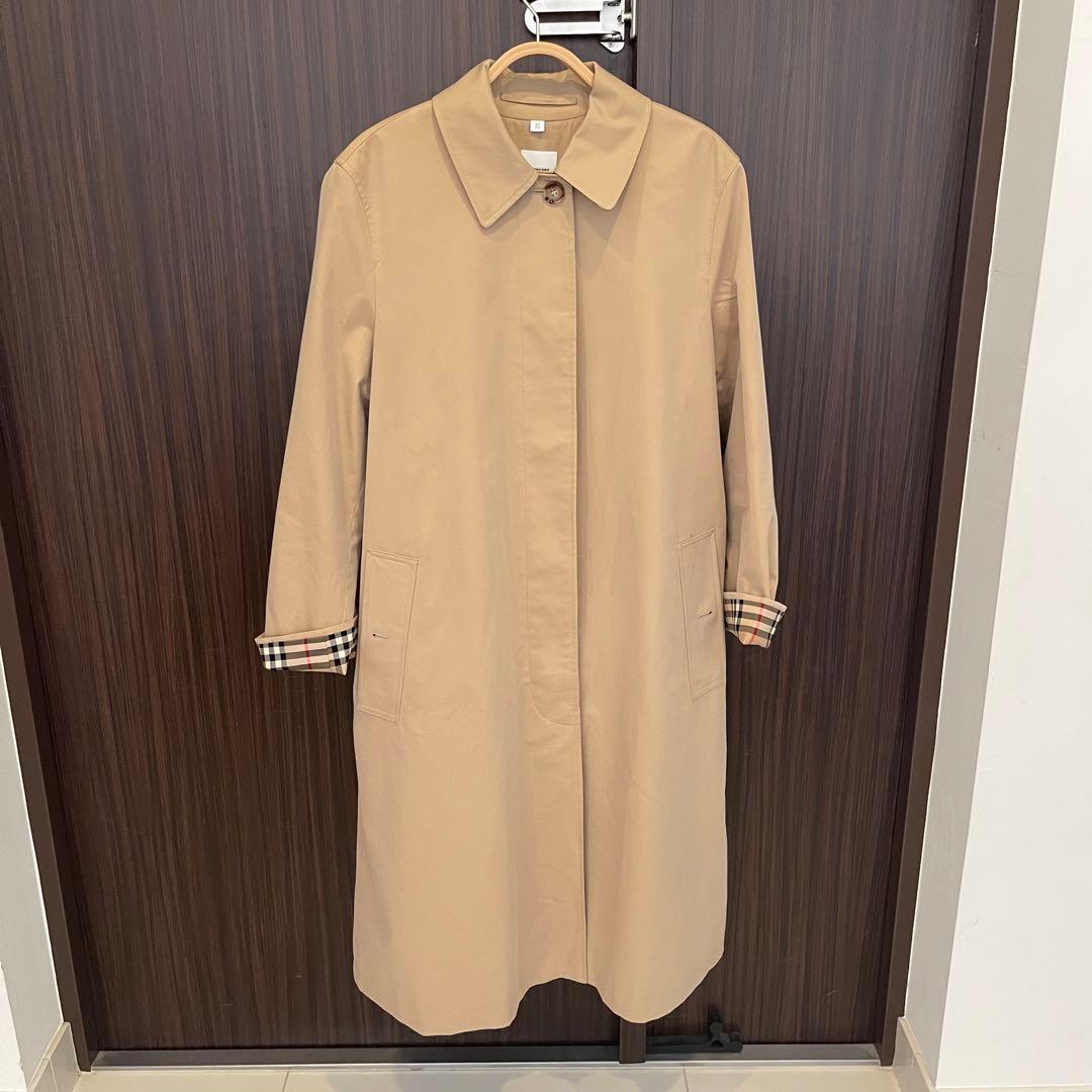 バーバリー　ギャザードパネル トロピカルギャバジン オーバーサイズ カーコート