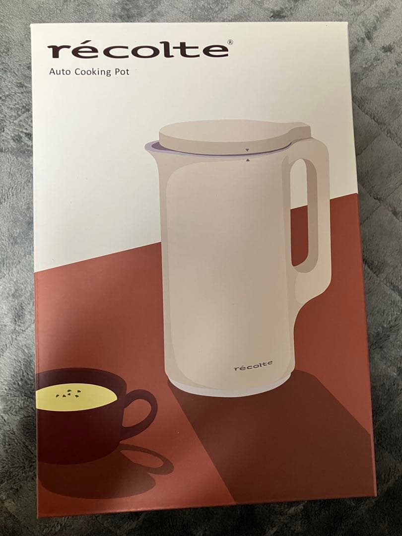新品　未使用　レコルト　自動調理ポット　スープメーカー　ポタージュ　白　ホワイト