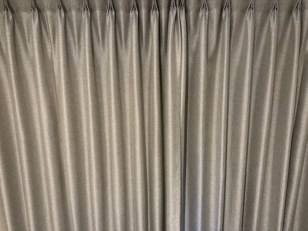 【美品】スミノエ　モードエス　カーテン　D4355 グレー 丈約182cm